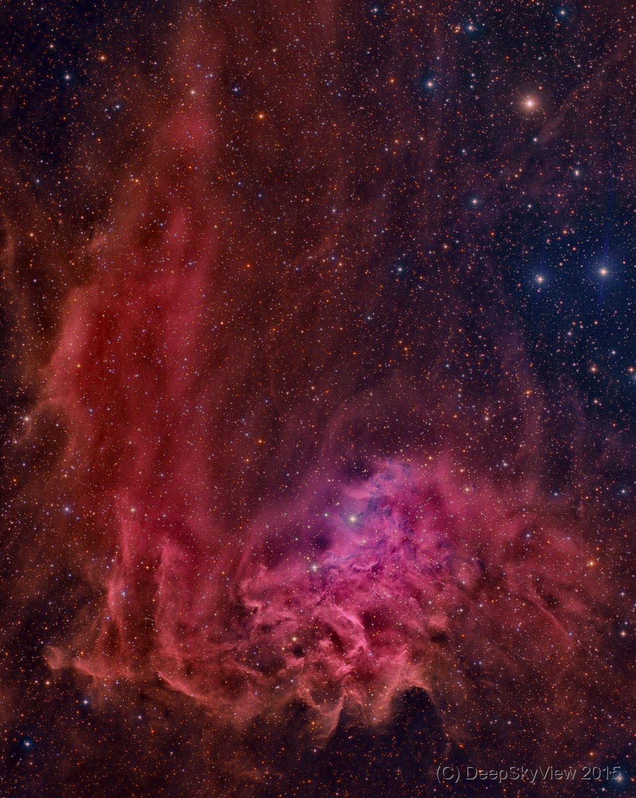 The Flaming Star Nebula (IC405) HaLRGB : Astronomy