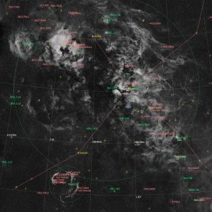 CygnusRegion-2017-11-16_H_35x12x300sec_v2anno (Cygnus Region – Super-Wide-Field Mosaic)